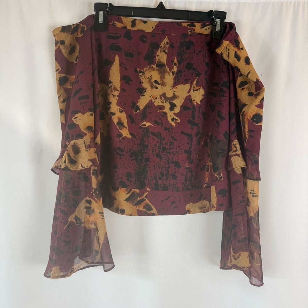 Bebé women off the shop top Floral Print size: M